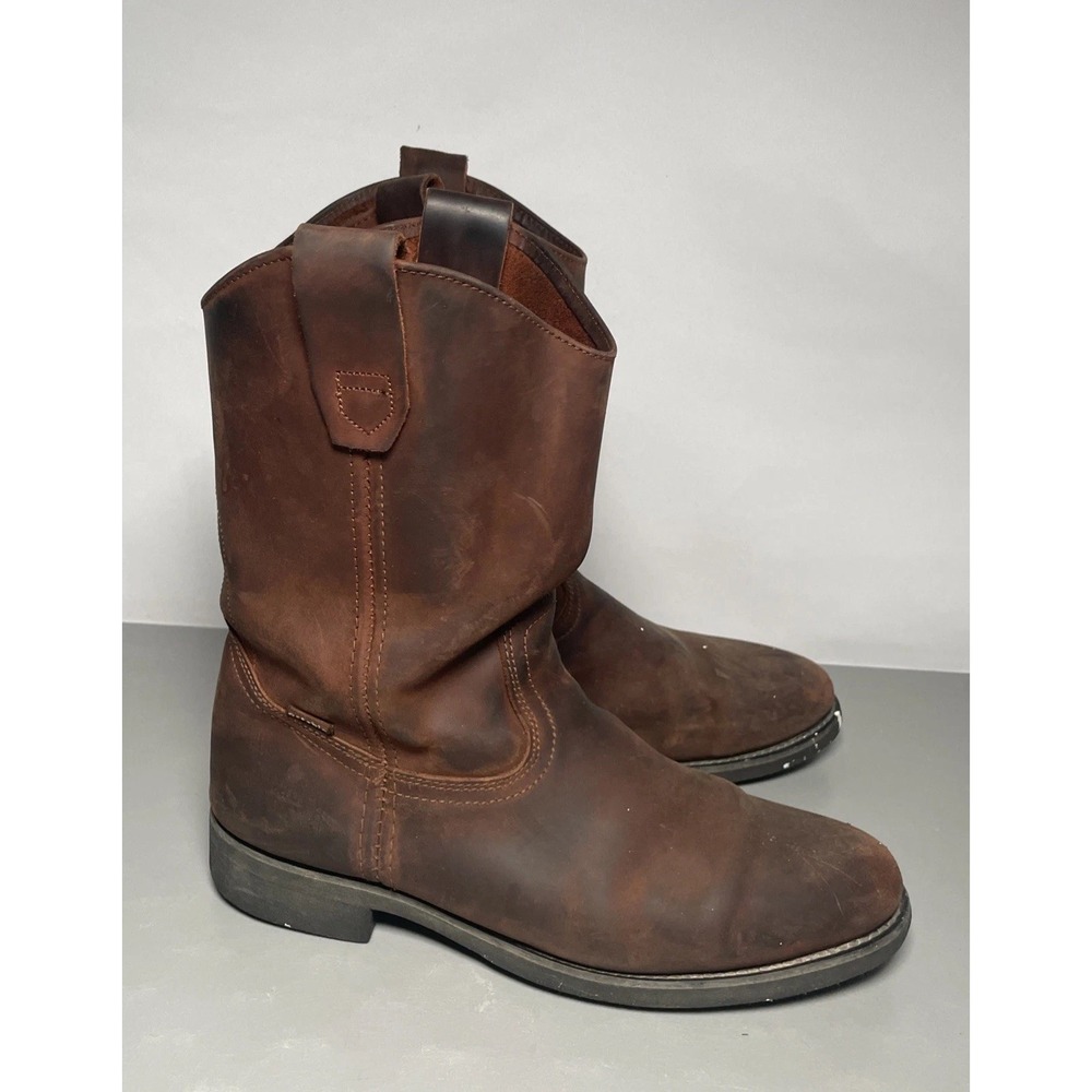 Establo Men's Genuine Leather Western Work Boots Size 9.5